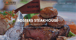 Desktop Screenshot of fosters-restaurant.com